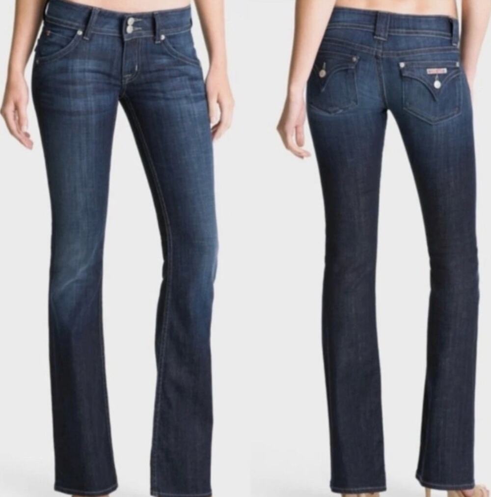 Hudson Signature Bootcut Dark Wash Jeans size 28